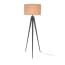 Dutchbone Zuiver Tripod Cork Vloerlamp Zwart dutchbone kopen in de aanbieding