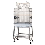 Strong Cage pour perroquets Villa Bianca Gris 67,7 x 51,5 x 154 cm