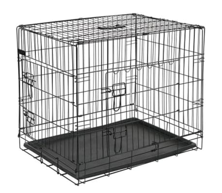 @Pet Κλουβί Σκύλου Μαύρο 50,8x30,5x35,5 εκ. 15006