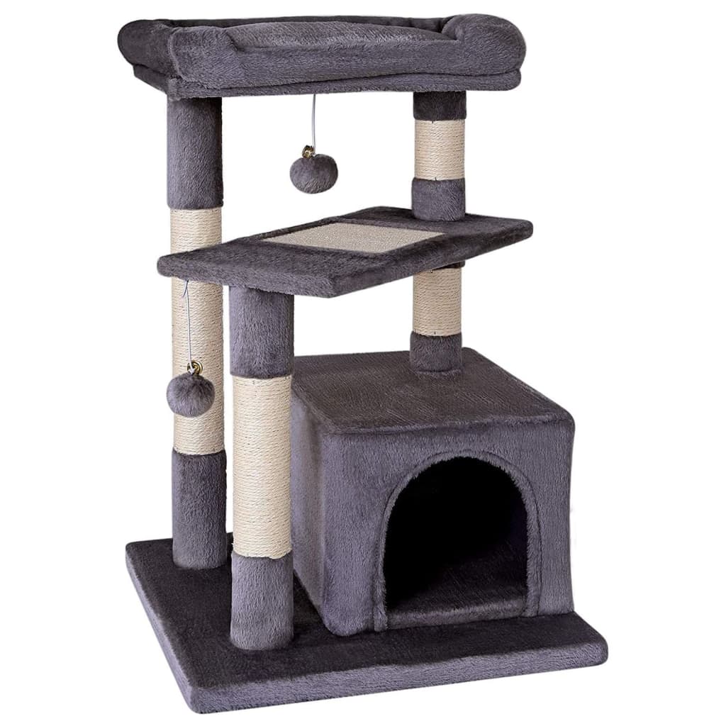 Afbeelding @Pet @Pet @Pet Kattenmeubel Laura 50x50x75 cm grijs door Vidaxl.nl