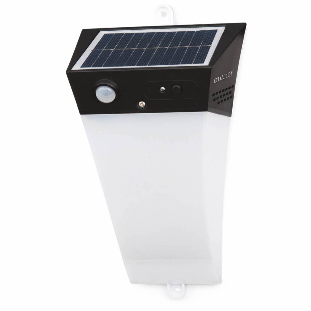 Afbeelding O'Daddy O' DADDY Luxe LED Solar Alarm Wandlamp 'Andromeda' door Vidaxl.nl