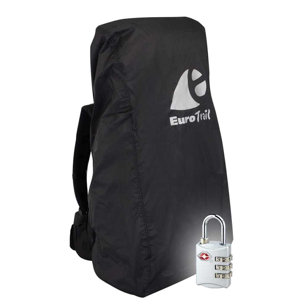 424616 Travelsafe Backpack Combo Cover with TSA Lock M Black
