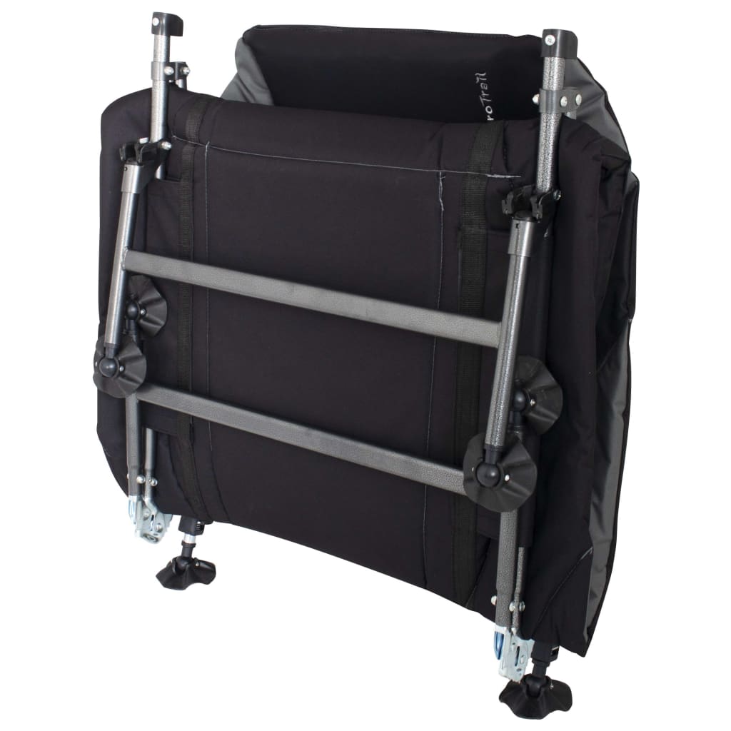 Pat de camping „Royal”, gri și negru