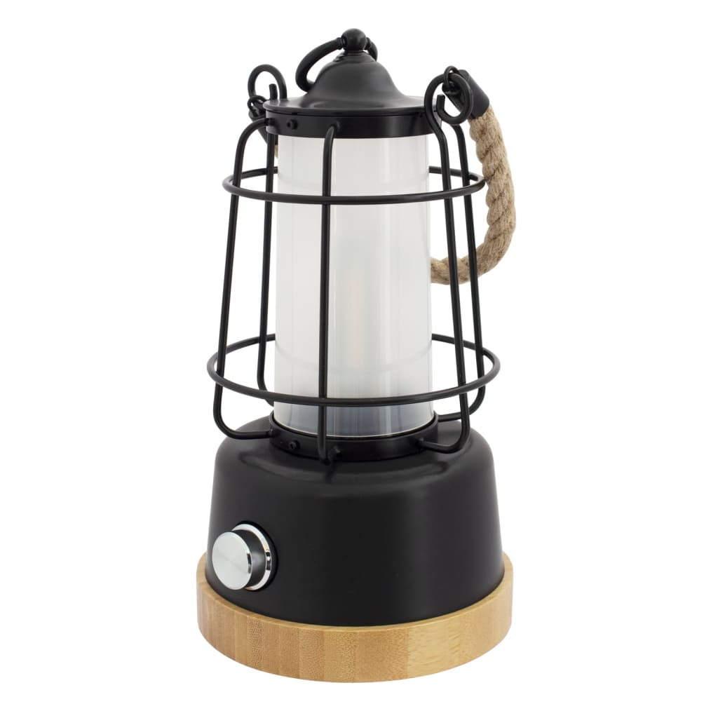 Eurotrail Lampe de camping à LED Storm bambou noir