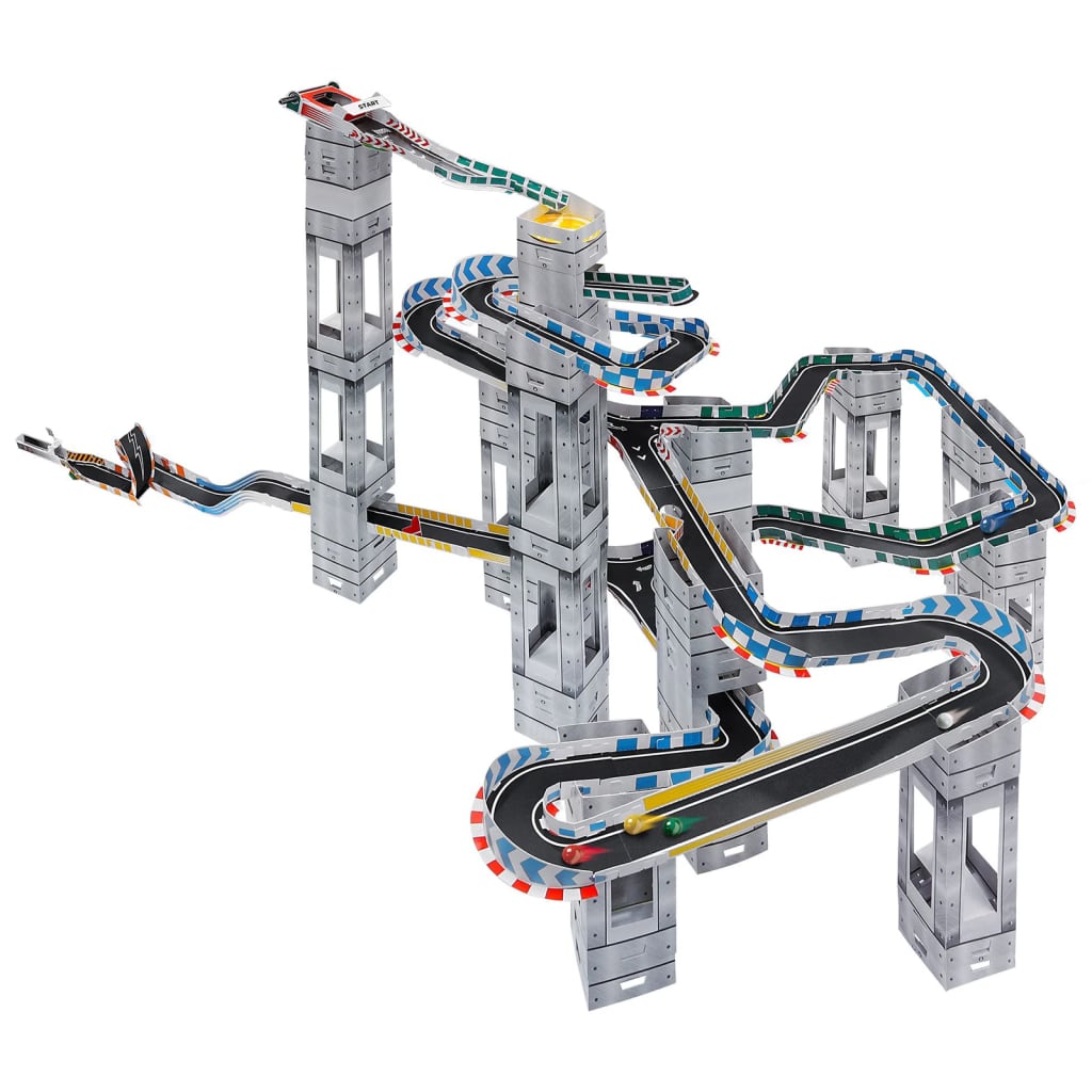 Marble Racetrax Ensemble de circuit à billes 40 feuilles 6 m