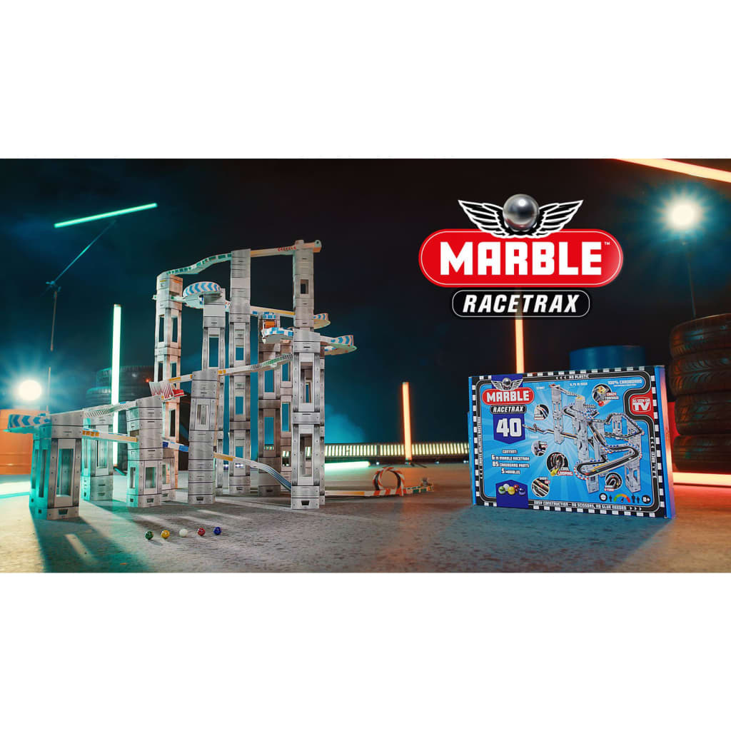 Marble Racetrax Knikkerbaanset