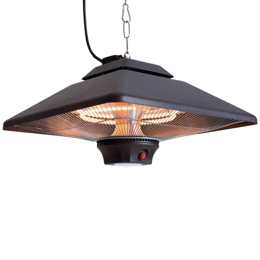 

Sunred Hangende verwarmer Spica Square 2000 W halogeen zwart CE17SQ-B