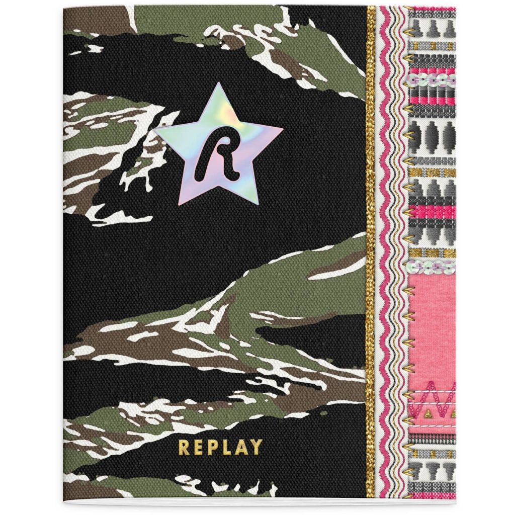 Afbeelding Stationery Team schrift Replay Fashion A5 gelijnd 3 stuks door Vidaxl.nl