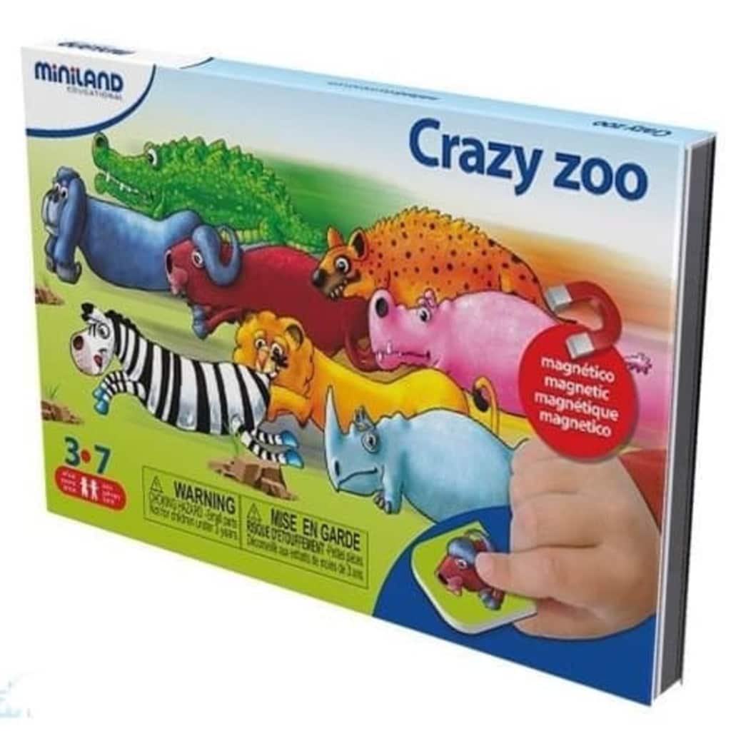 Miniland Taal: On The Go Magnetisch Spel Crazy ZOO