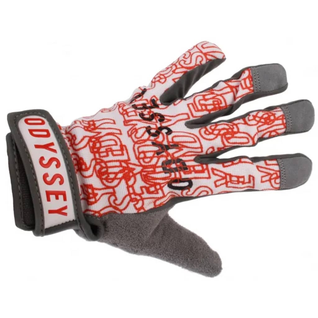 Odyssey handschoenen BMX unisex grijs/rood maat 9