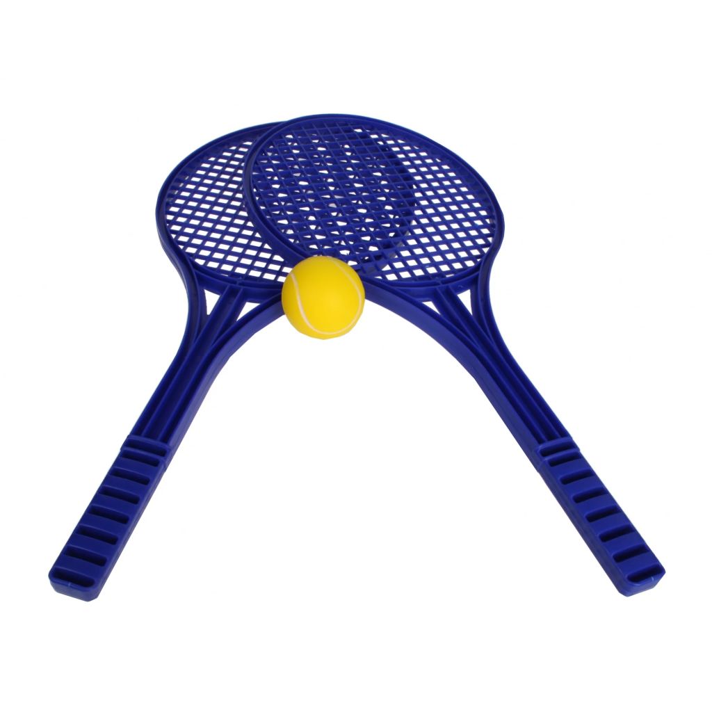 Toyrific Soft Tennisset 53 cm blauw
