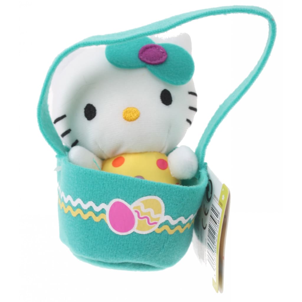 Jemini Hello Kitty Knuffel Panier meisjes groen 12 cm