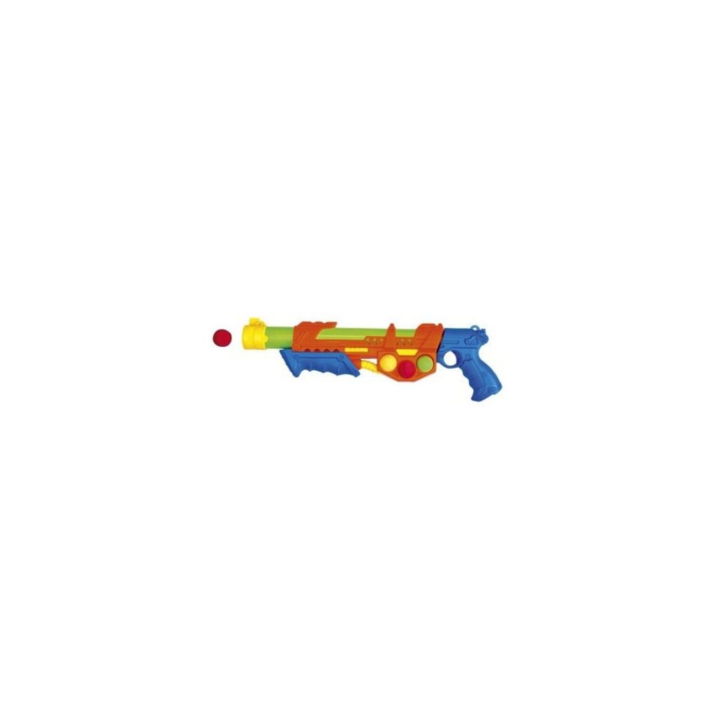 Waterzone Waterpistool incl. 6 softballen oranje 46 cm