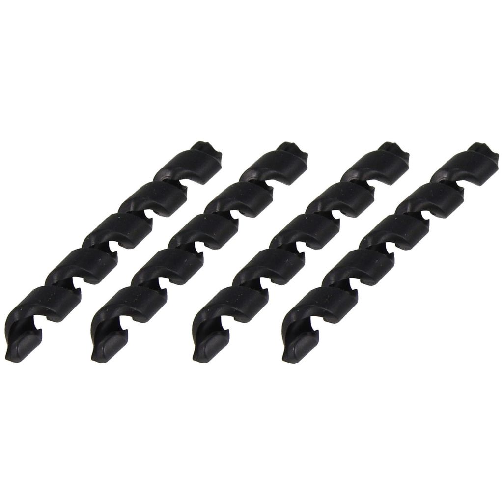 Saccon kabel beschermers 57,5 mm zwart 4 stuks