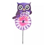 Eddy Toys windmolen uil 60 cm paars