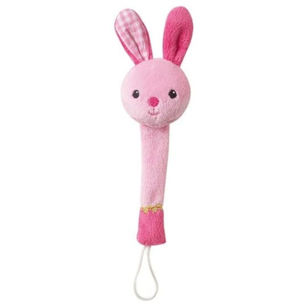 Jemini fopspeenketting konijn meisjes roze 22 cm
