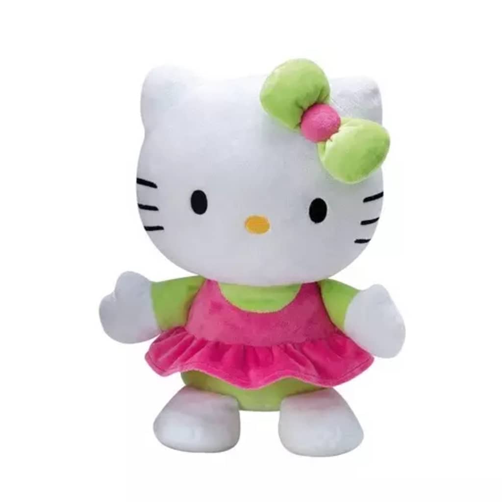 Jemini Hello Kitty knuffel Doll pluche meisjes groen 25 cm