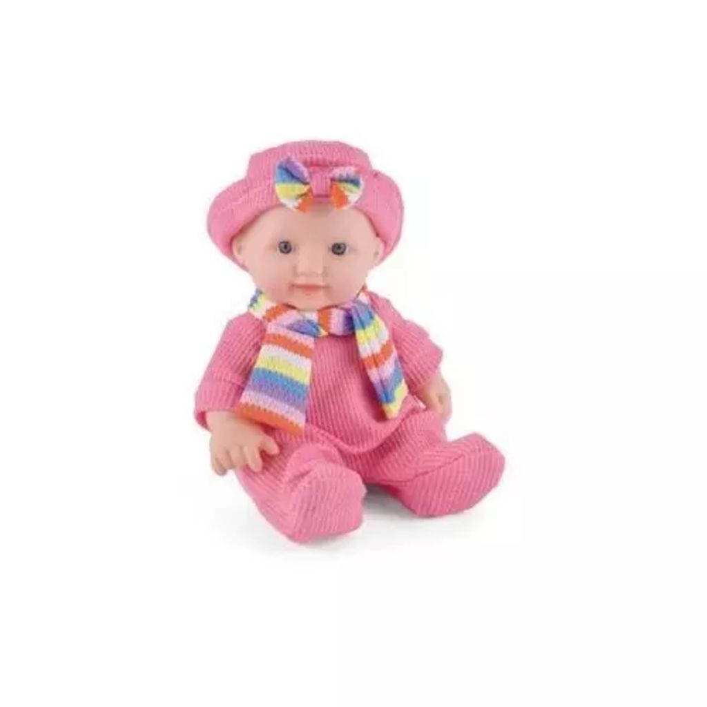 Toyrific Snuggles babypop Sophia meisjes 25 cm roze 4-delig