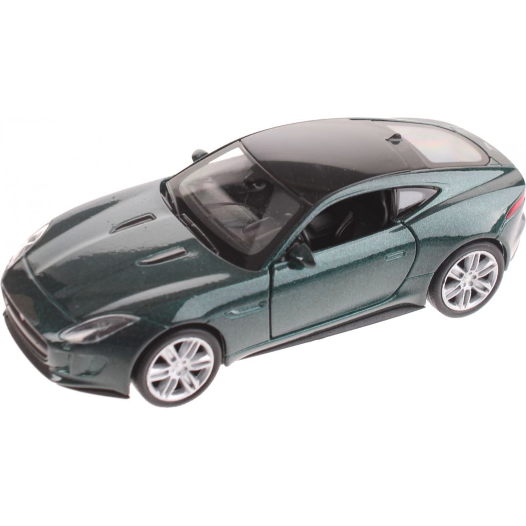 Welly miniatuur Jaguar F-type Coupe groen