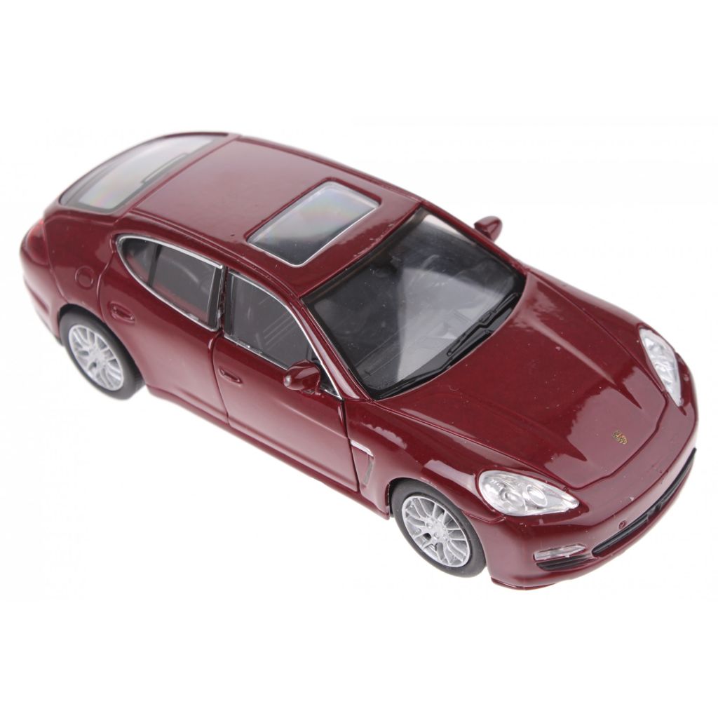 Welly schaalmodel Porsche Panamera S rood