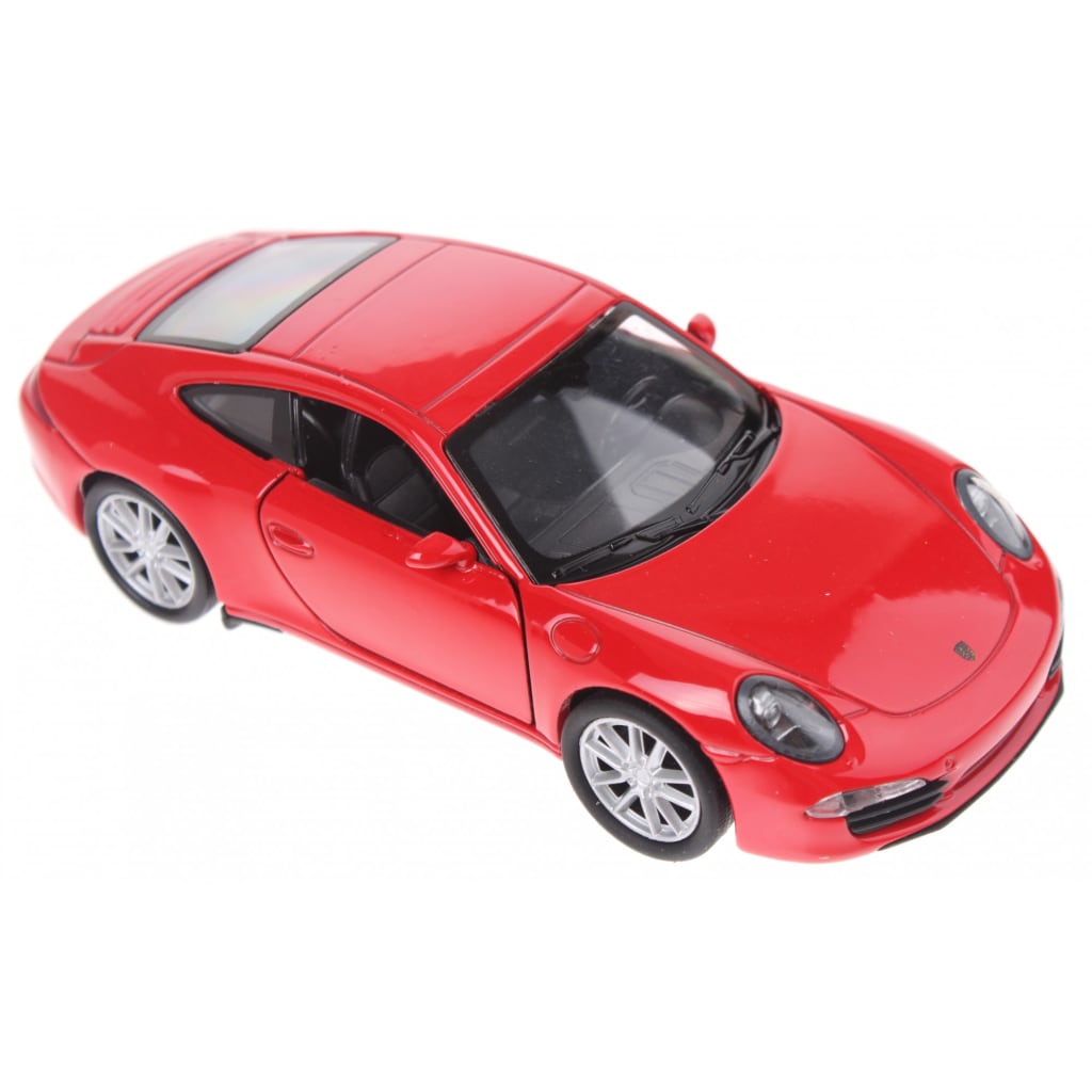 Welly schaalmodel Porsche 911 Carrera S rood