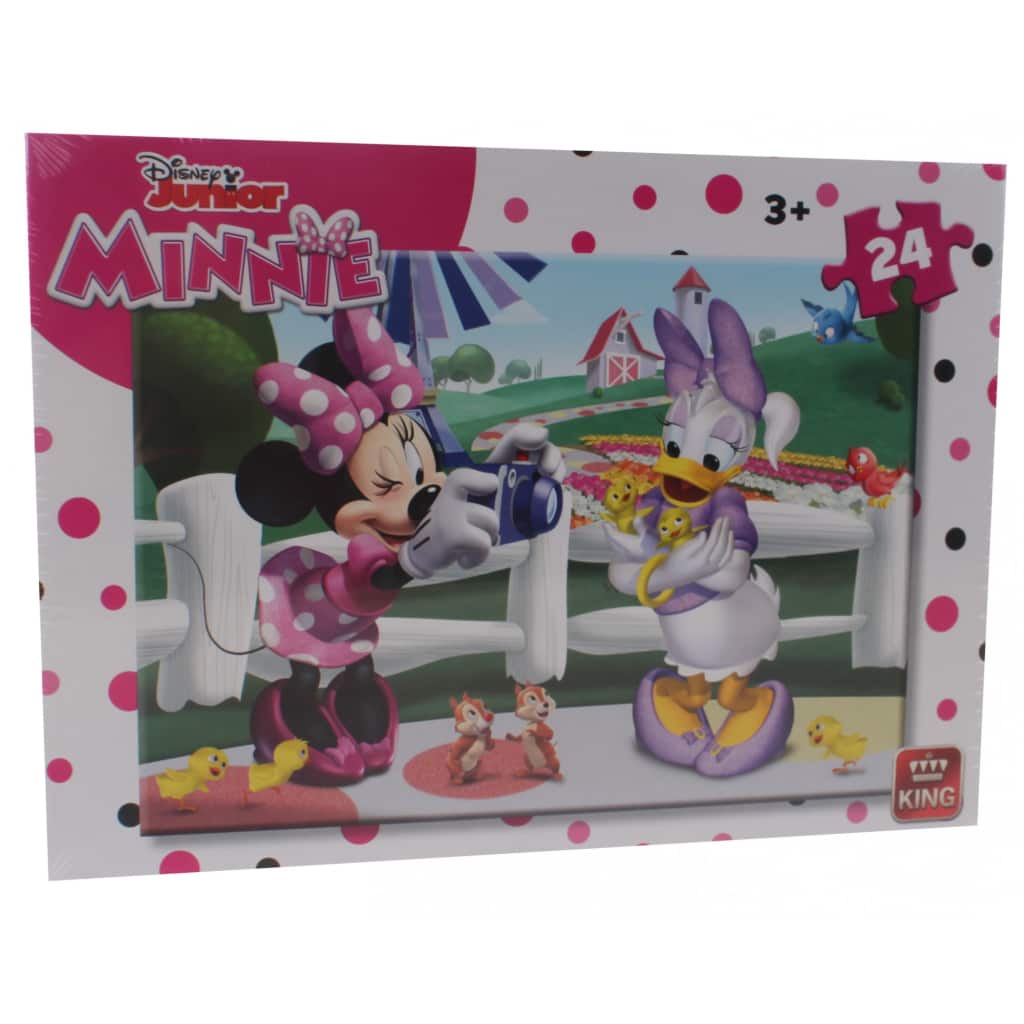 King legpuzzel 24 stukjes Minnie Mouse