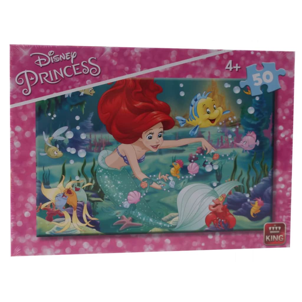 King legpuzzel Disney Princess Ariël 50 stukjes