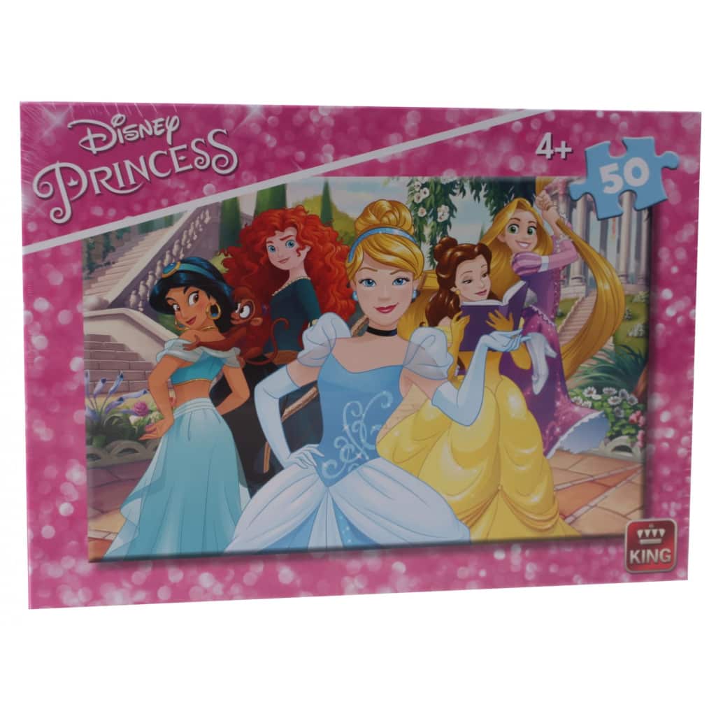 King Disney Princess legpuzzel 50 stukjes
