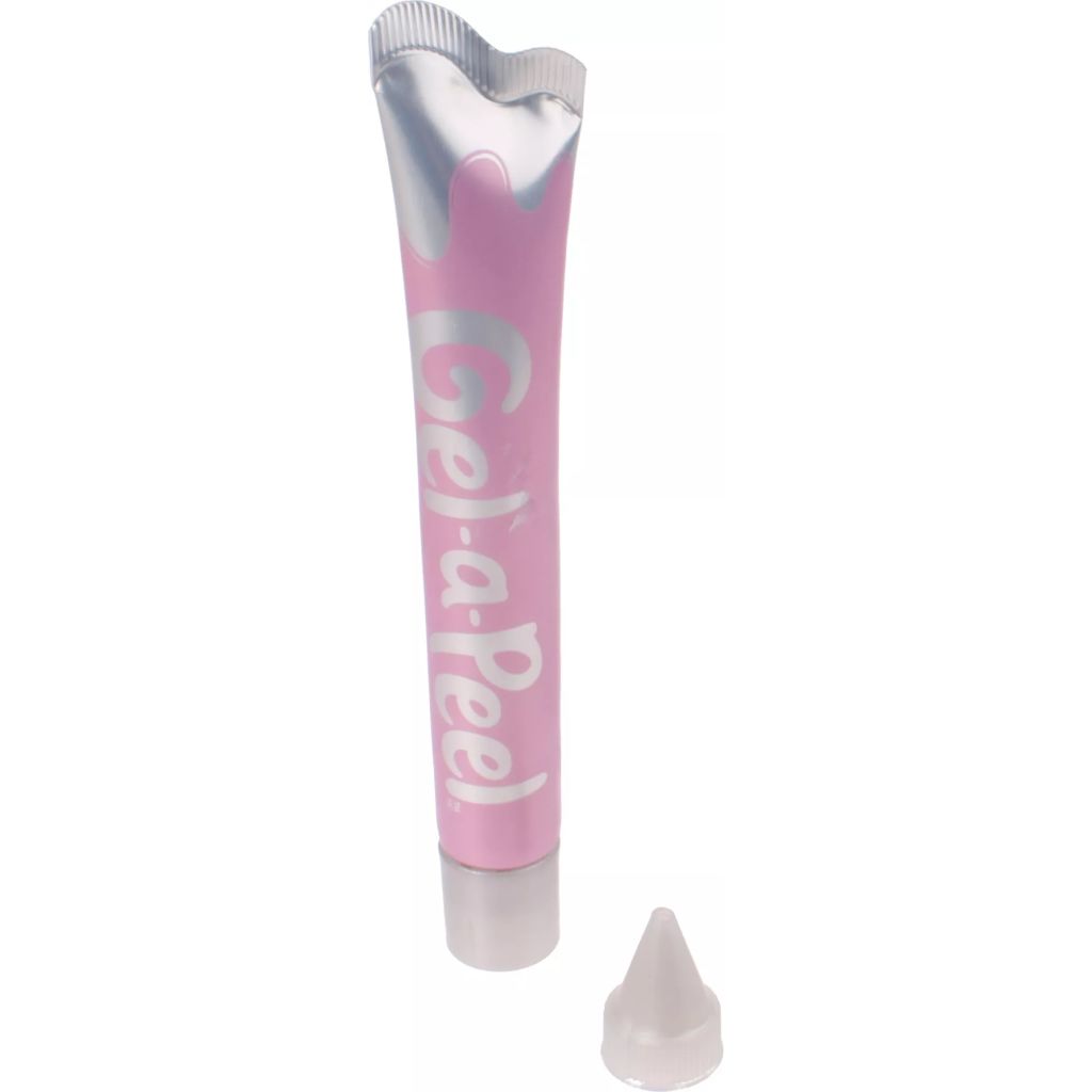 Gel-a-Peel navulstick glow in the dark roze 30 gram