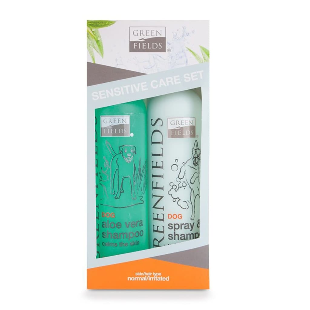 

Greenfields Hondenverzorgingsset shampoo en spray gevoelig 2 x 250 ml