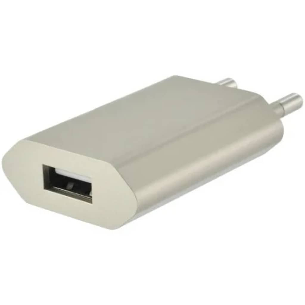 Afbeelding Grab 'n Go oplader met enkele USB-poort 1A goud door Vidaxl.nl