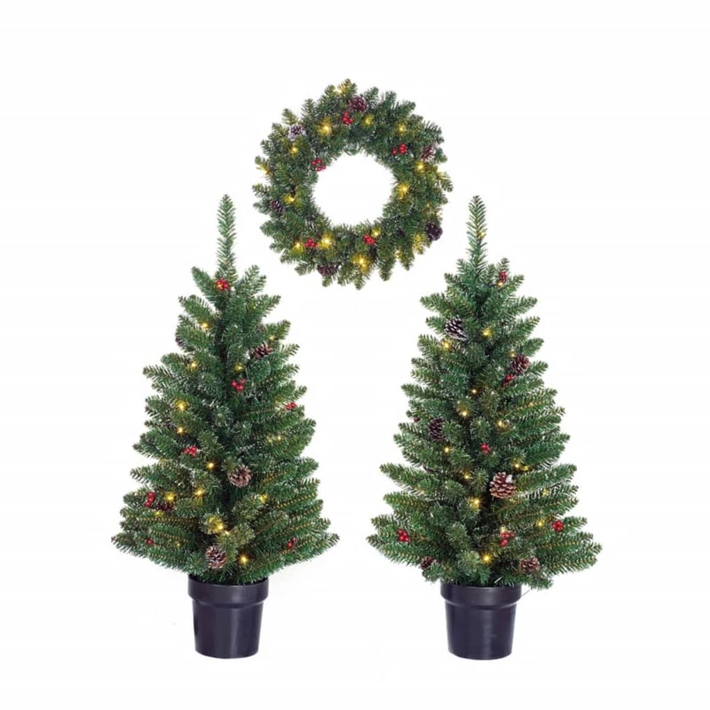 Black Box Trees - Creston kerstboom groen - LED - 90 cm