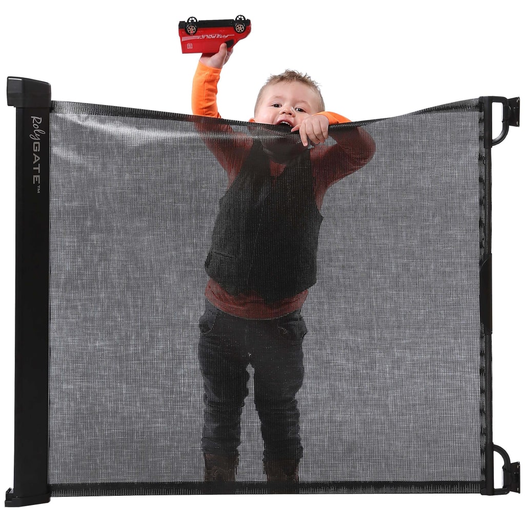 

A3 Baby & Kids Veiligheidshekje intrekbaar Rolygate matzwart 64631