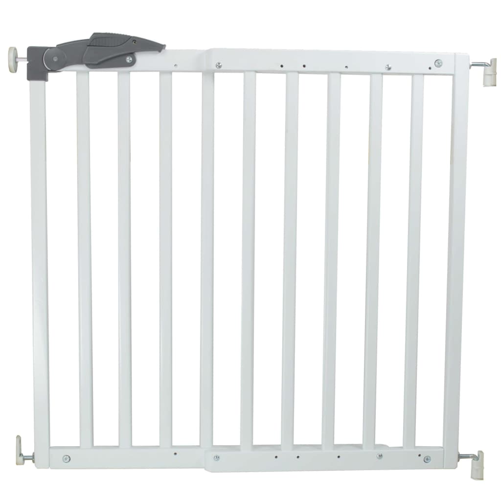 Fenss sikkerhedsgitter Oslo 71-102 cm træ hvid 64634