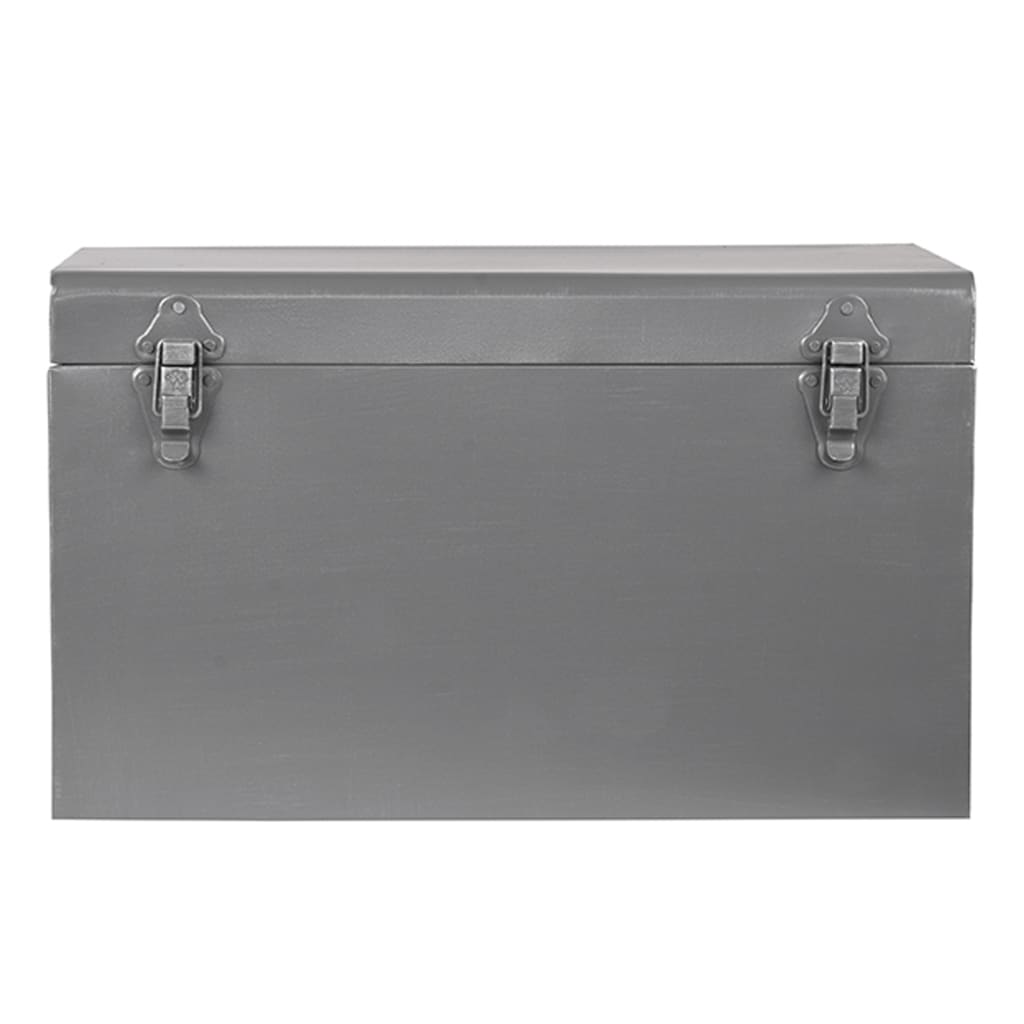 

LABEL51 Opbergbox Vintage L 50x30x30 cm antiekgrijs