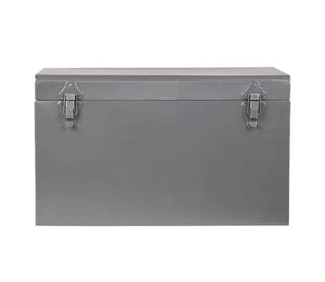 LABEL51 Storage Box Vintage 50x30x30 cm L Antique Grey