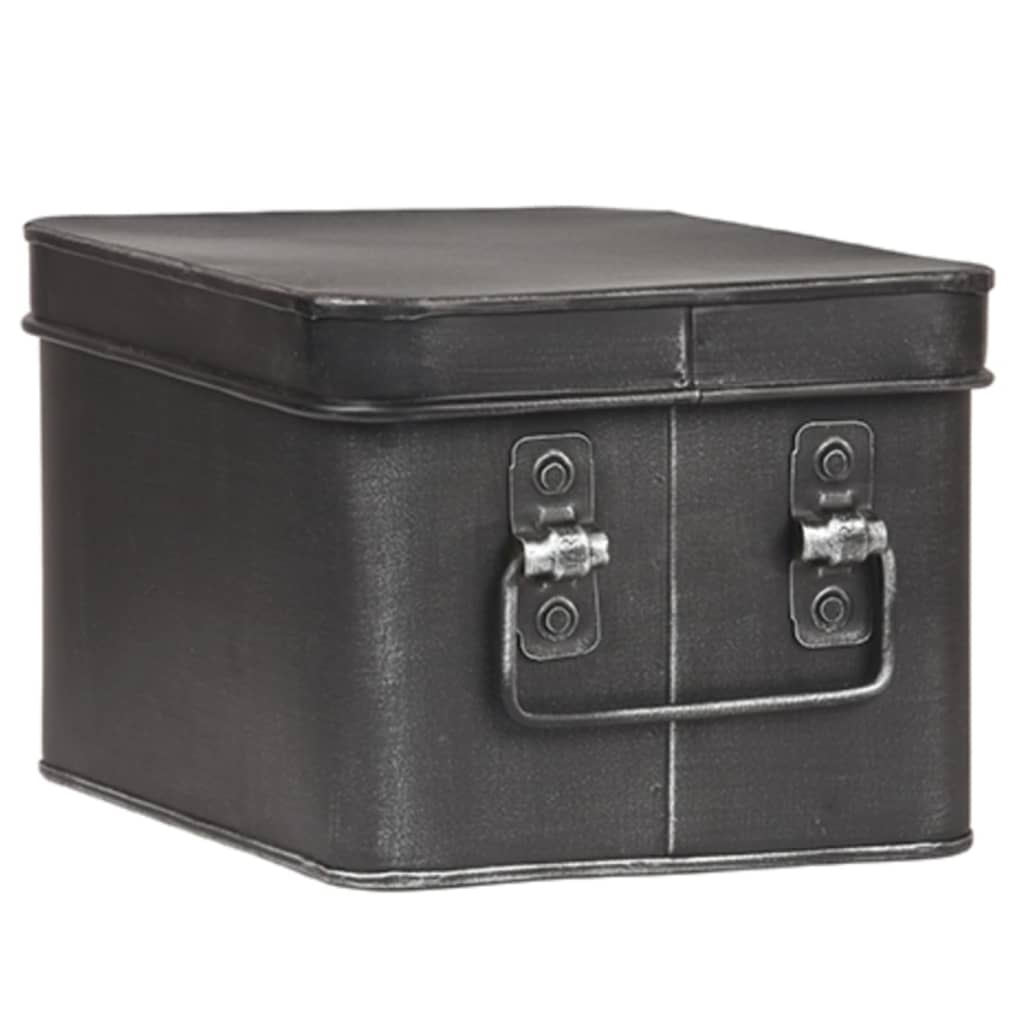 LABEL51 Storage Box Media 22x17x13 cm M Antique Black