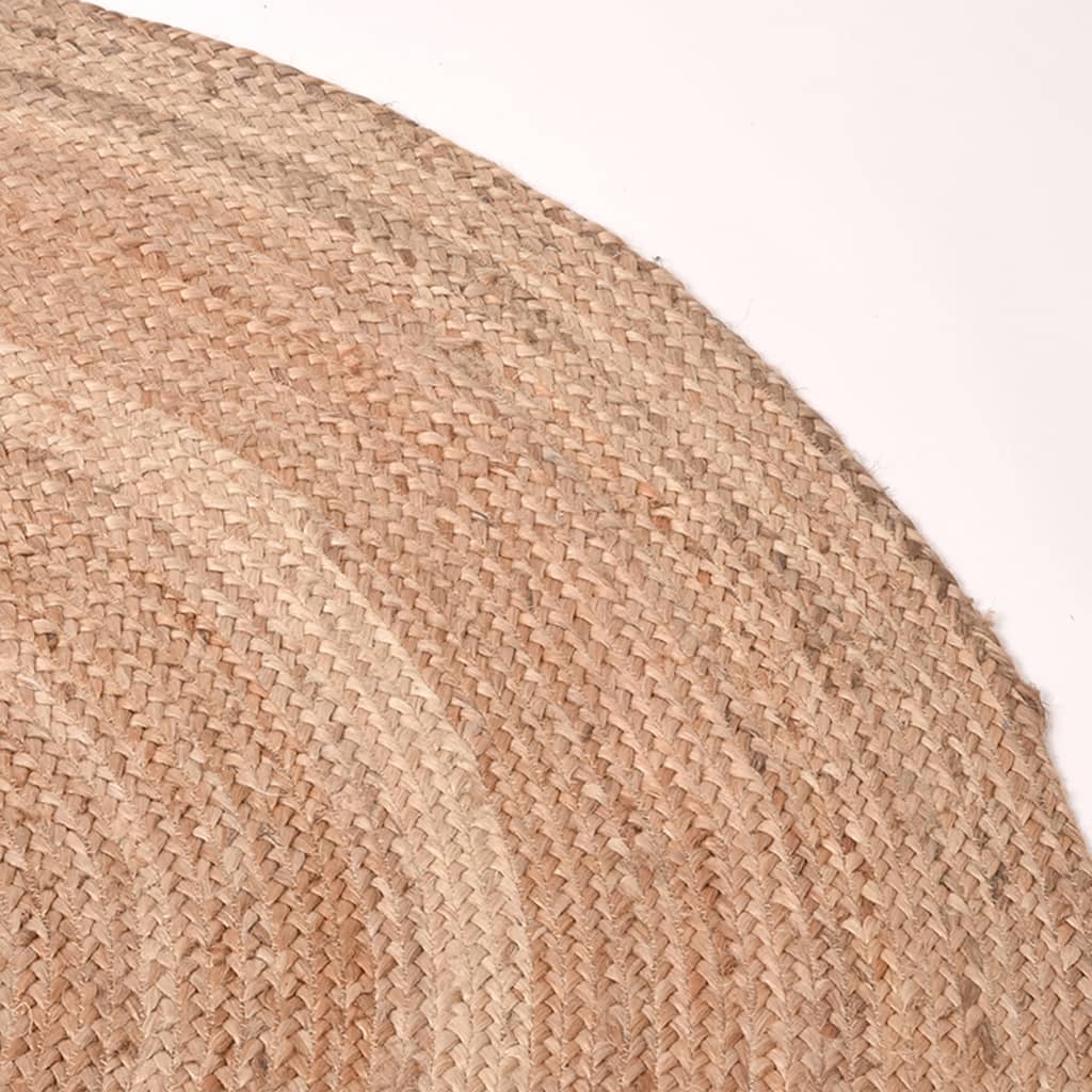 

LABEL51 Vloerkleed rond 180 cm jute naturel