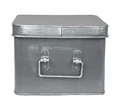 LABEL51 Кутия за съхранение Media, 27x21x16 см, M, антично сиво