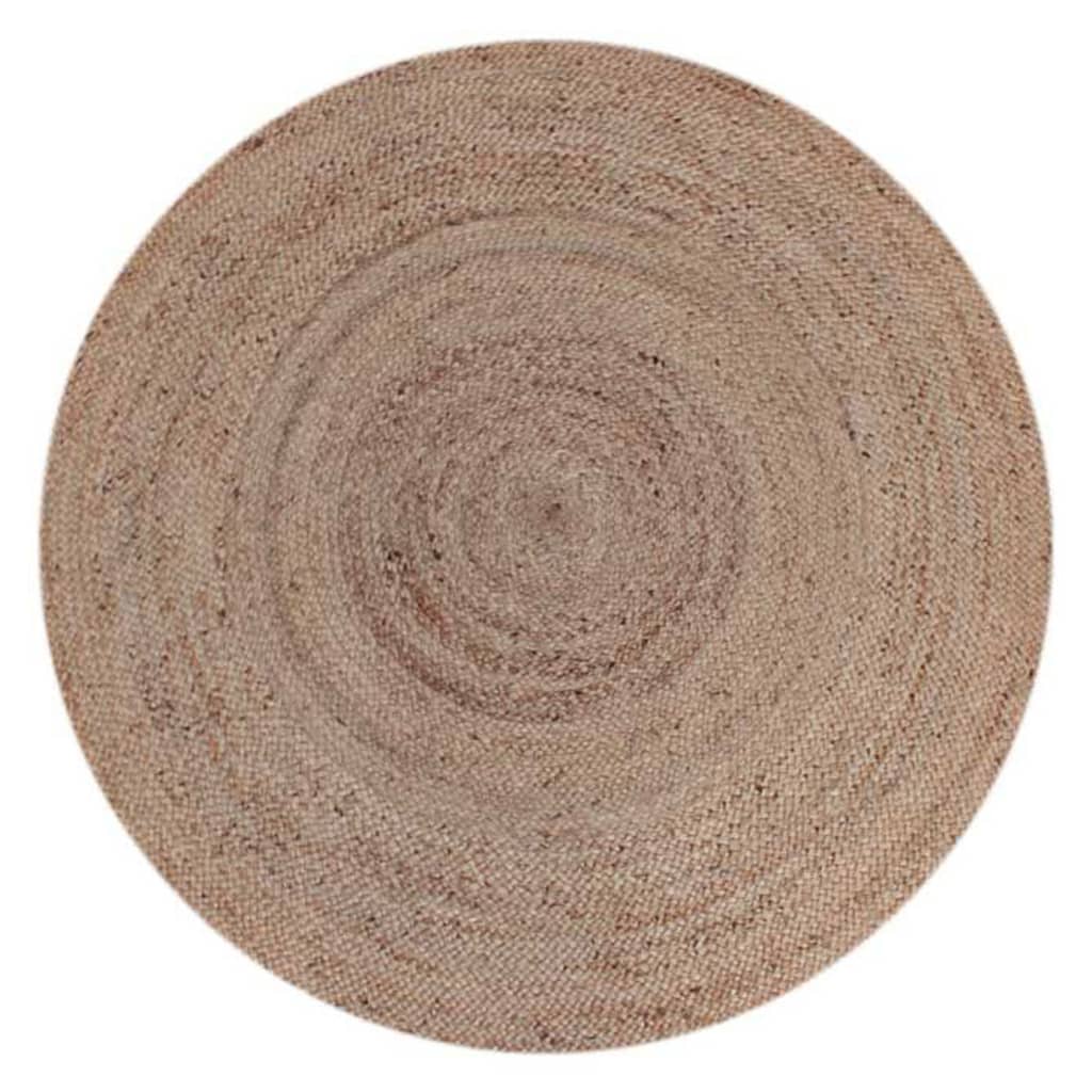 LABEL51 Covor de iută, rotund, 150 cm, natural LABEL51