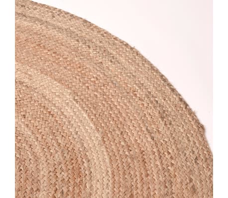 LABEL51 Tapis Jute Rond 150 cm Naturel