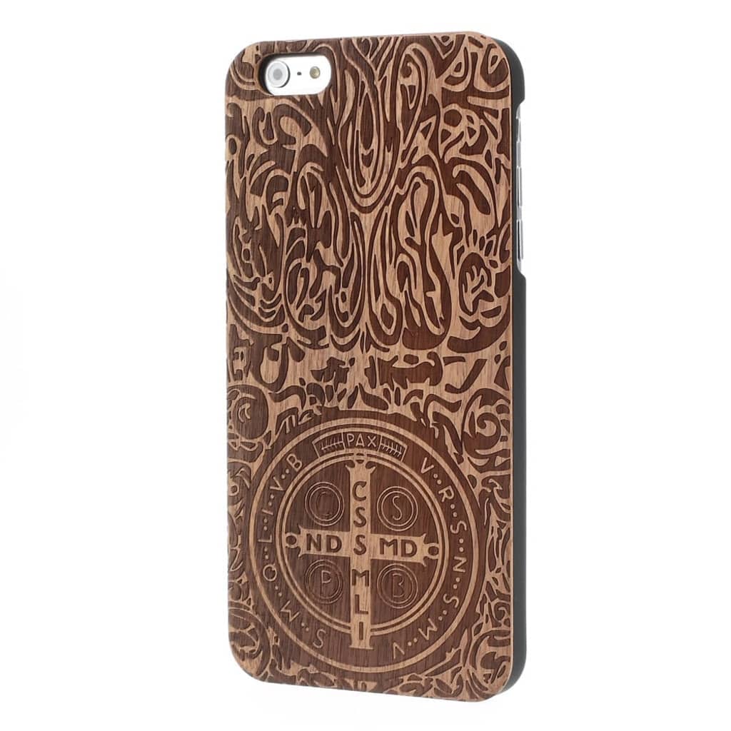 Shop4 Javu Iphone 6 6S Hoesje Back Case Hard Hout Zippo huismerk kopen in de aanbieding