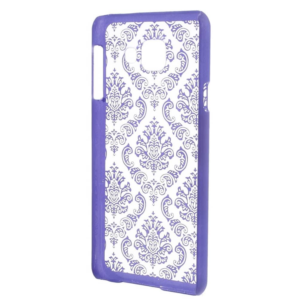 Shop4 Javu Samsung Galaxy A3 2016 Hoesje Harde Back Case Damask Paars huismerk kopen in de aanbieding
