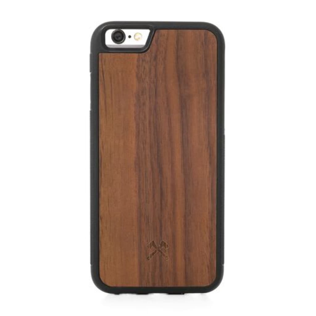 Afbeelding Woodcessories - iPhone 6s Hoesje - EcoBump Walnoot Zwart door Vidaxl.nl