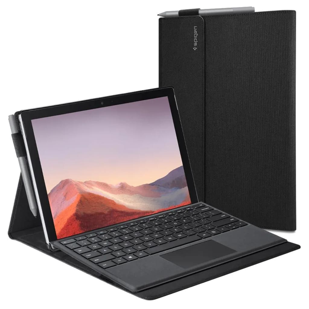 SPIGEN - Microsoft Surface Pro 7 Hoes - Stand Folio Zwart