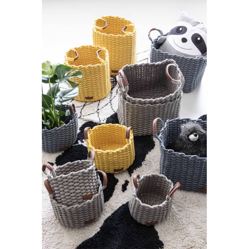 Kids Depot 2-tlg. Korb-Set Korbo M Baumwolle Blau
