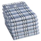 DDDDD Theedoek Flora Blue (6 stuks)