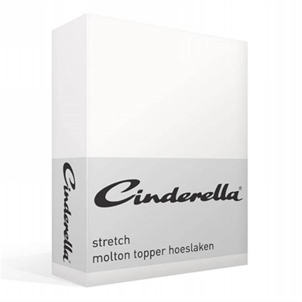 Cinderella stretch topper molton hoeslaken - 50% katoen - 50%