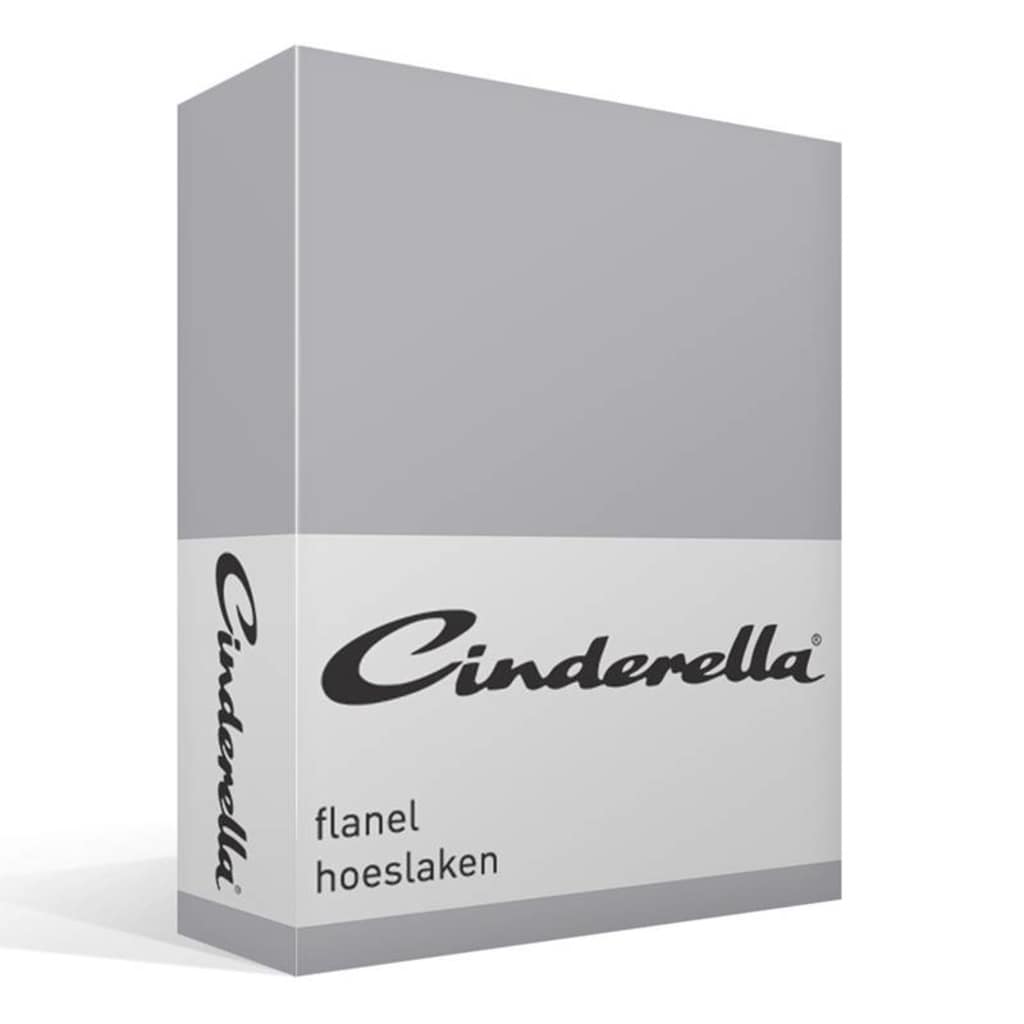 Cinderella flanel hoeslaken - 1-persoons (90x200/210 cm) - 100%