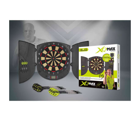 XQmax Darts MvG Elektronische Dartscheibe mit Schrank CBX-170 QD5000010